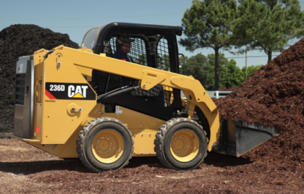 Chargeurs compacts rigides sur pneus caterpillar 236d_2