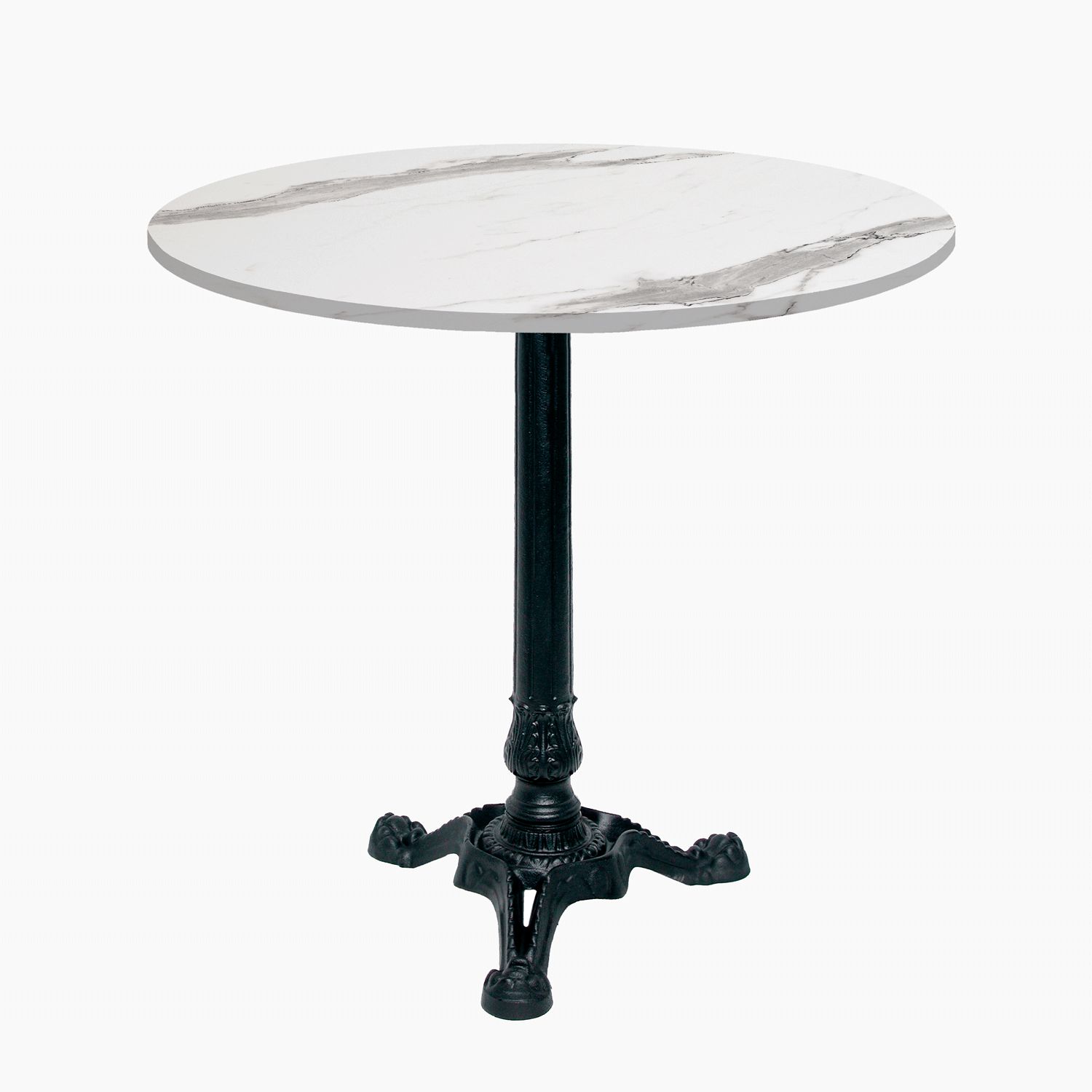 Table bistrot Bistrotab - piétement en fonte, choix de plateaux sur mesure, usage intérieur et extérieur_2