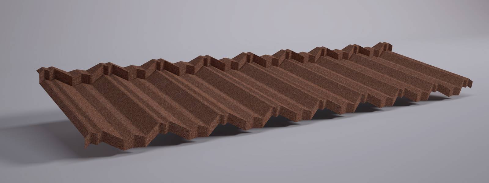 Tuiles métalliques à faible galbe - revêtement en pierre naturelle - GERARD® CLASSIC_2