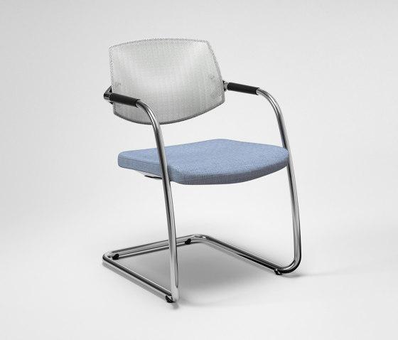 Fauteuil de conférence Eura Conference - ID Architonic 20163349 - structure tubulaire et détails raffinés_2