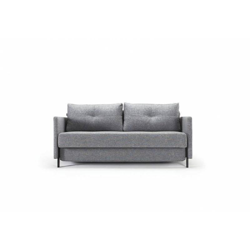 Canapé convertible design Cubed 02 Arms 160 Twist Granite - Innovation Living - Lit 200x160 cm_2