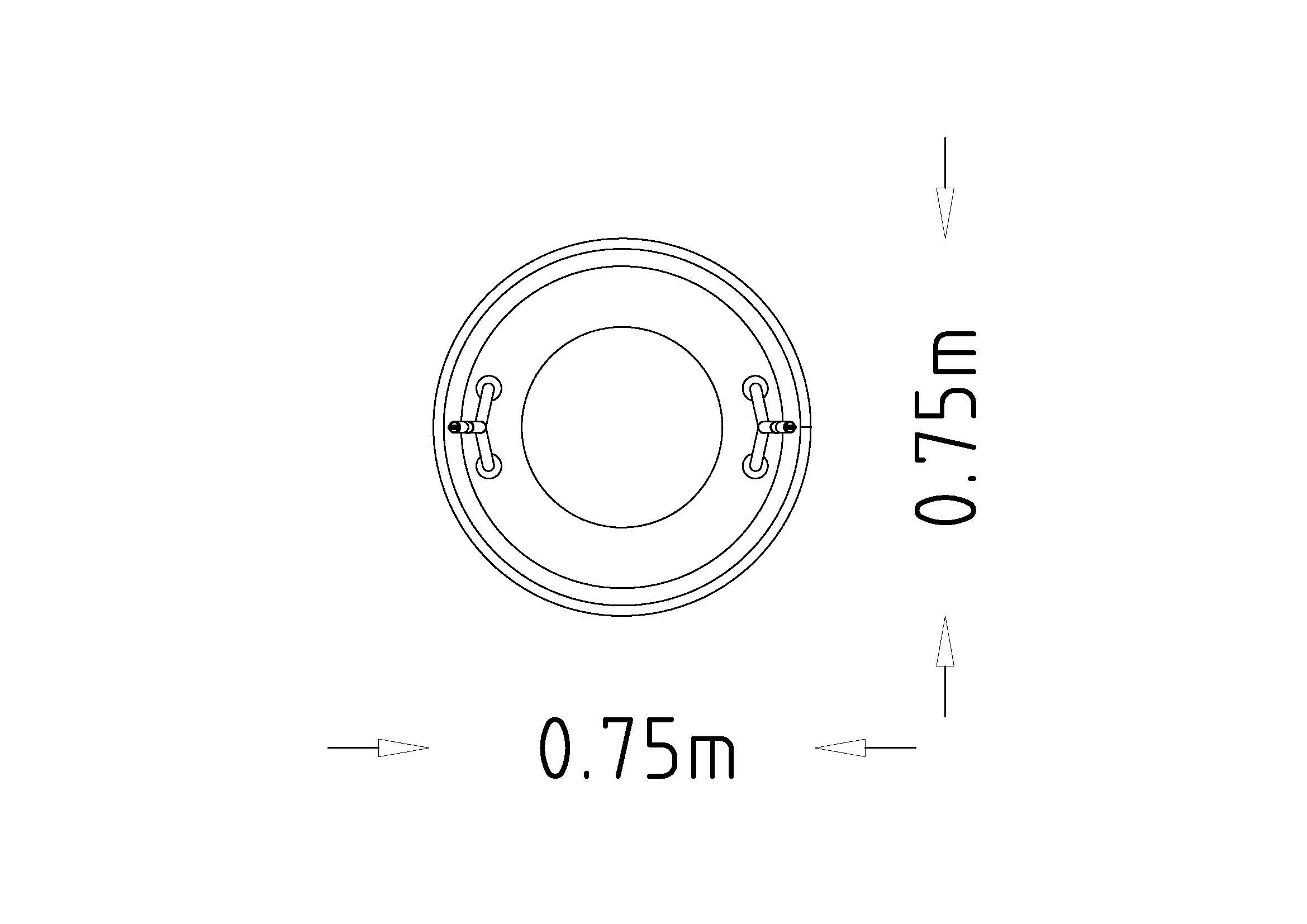 Siège de balançoire BIMP - chaîne gainée plastifiée 6 mm - réf 8049723 - HAGS_2