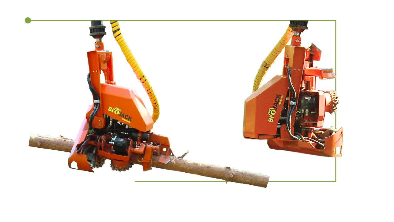 Biojack 300 harvester pro - tête d'abattage - biojack - poids 300 kg_2
