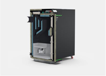 Chaudière à granulés Twin Luxury BIO Compacte 12 kW - Brûleur intégré, design moderne, haute sécurité_2