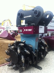 Fraises hydrauliques D10 Rockwheel - Pour pelles 8 à 15 tonnes - Puissance 29 kW - Largeur 745 mm_2