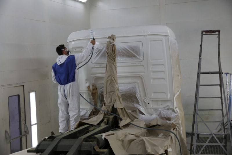 Peinture industrielle pulvérisée et peinture sol résistante aux chocs, aux rayures, aux brouillards salins et aux hydrocarbures - Pour garage - En pot_2