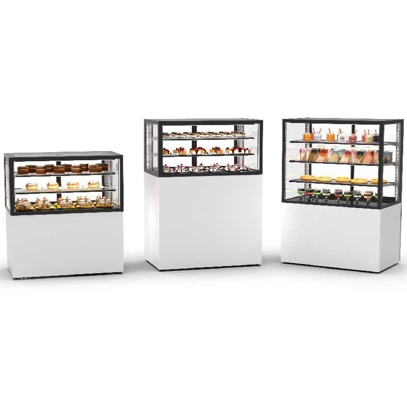 Vitrine réfrigérée INTEGRA humidité contrôlée sur base - 1000 mm - 3 niveaux - H1100 mm - IN100/50-110H | Sayl Barcelona_2