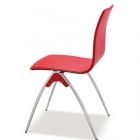 Bullet V840 - Chaises empilables en bois et métal - Système d'empilabilité en nylon - Gamme Dynamica_2