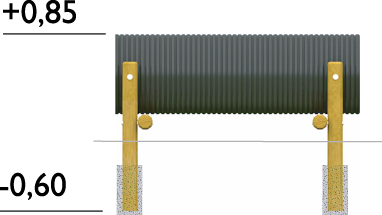 Parcours sportif pour enfants - Broor - Réf 8042590 - Hags - Brun - Scellement béton_2