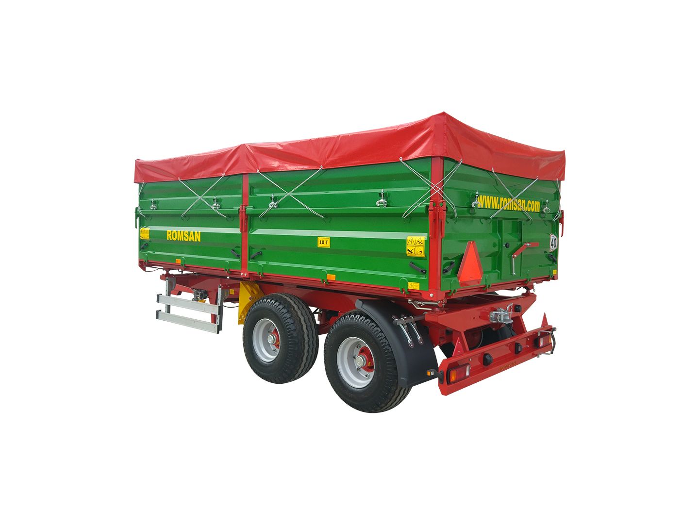 R 100 TASGA Benne agricole à tandem essieu - ROMSAN - capacité 10 000 kg_2