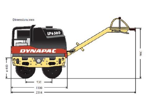 Rouleau vibrant duplex LP 6500 - Diesel - démarrage électrique et manuel - Puissance 6,8 kW_2