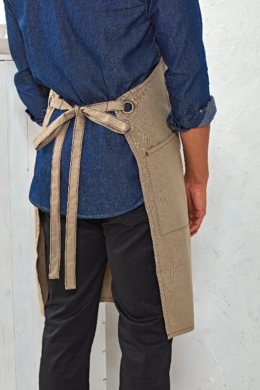 Tablier contrasté écoresponsable 'Barley' - Réf: PR121 - Premier - Polyester recyclé et coton durable_2
