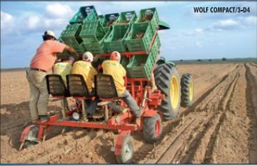 Machine agricole polyvalente Wolf pour champs et serres