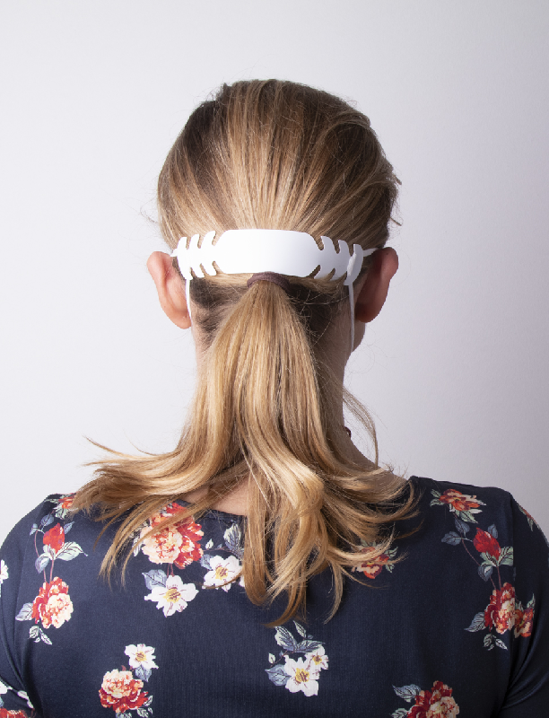 Prolongateur de masque facial en plastique PP - Taille universelle adulte avec 3 positions d'extension (8, 11, 14 cm)_2