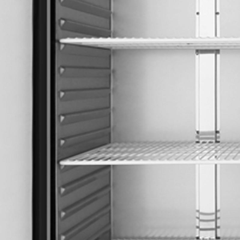Armoire emboutie positive 1 porte GN2/1 FULL AISI304 PBF40RSGR-FULL304 Atosa_2