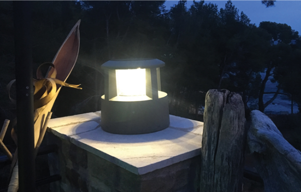 Borne lumineuse solaire Bilbao - LED 3W - Aluminium - 0.23m - Éclairage public_2