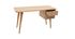 Fifties - Bureau droit design scandinave en chêne - Miliboo - L140 x P60 x H75 cm_2