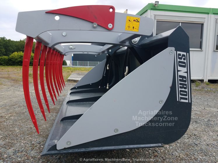 Godet multi-services 2,1 m - Sonarol, adaptable sur plusieurs attelages (Mailleux, Euro, Faucheux)_2