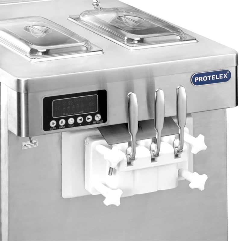 Machine à Glace Italienne 2 parfums + mix 25 L/h - refroidissement à air - 2,4 kW_2