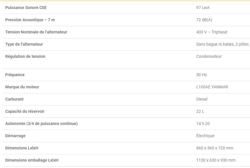 Silentstar 6500d groupe électrogène - worms - 50hz insonore_2