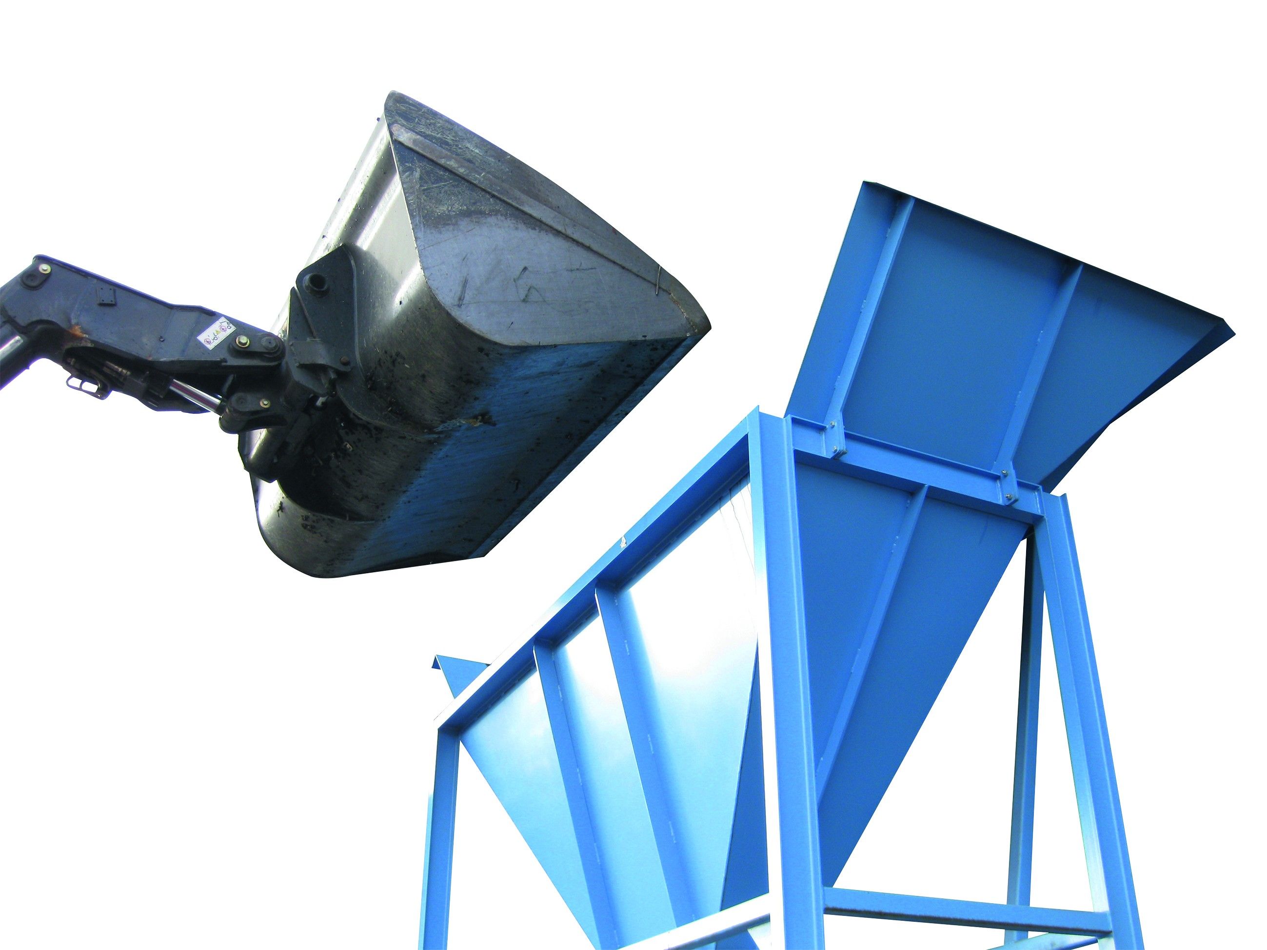 Trémie pour big bag - geco - manutentionnée au chariot élévateur_2
