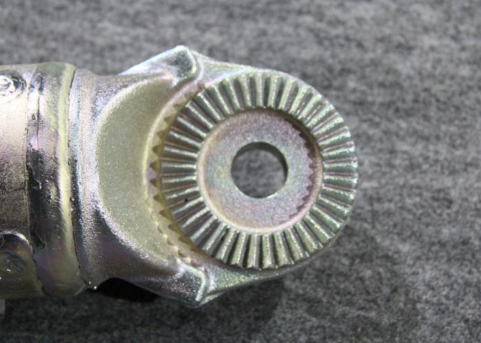 Entretoise de timon articulé RTN - type TZ - tube central TZN EA850 alterné zingué - diamètre 90 mm - longueur aux axes 85 cm_2