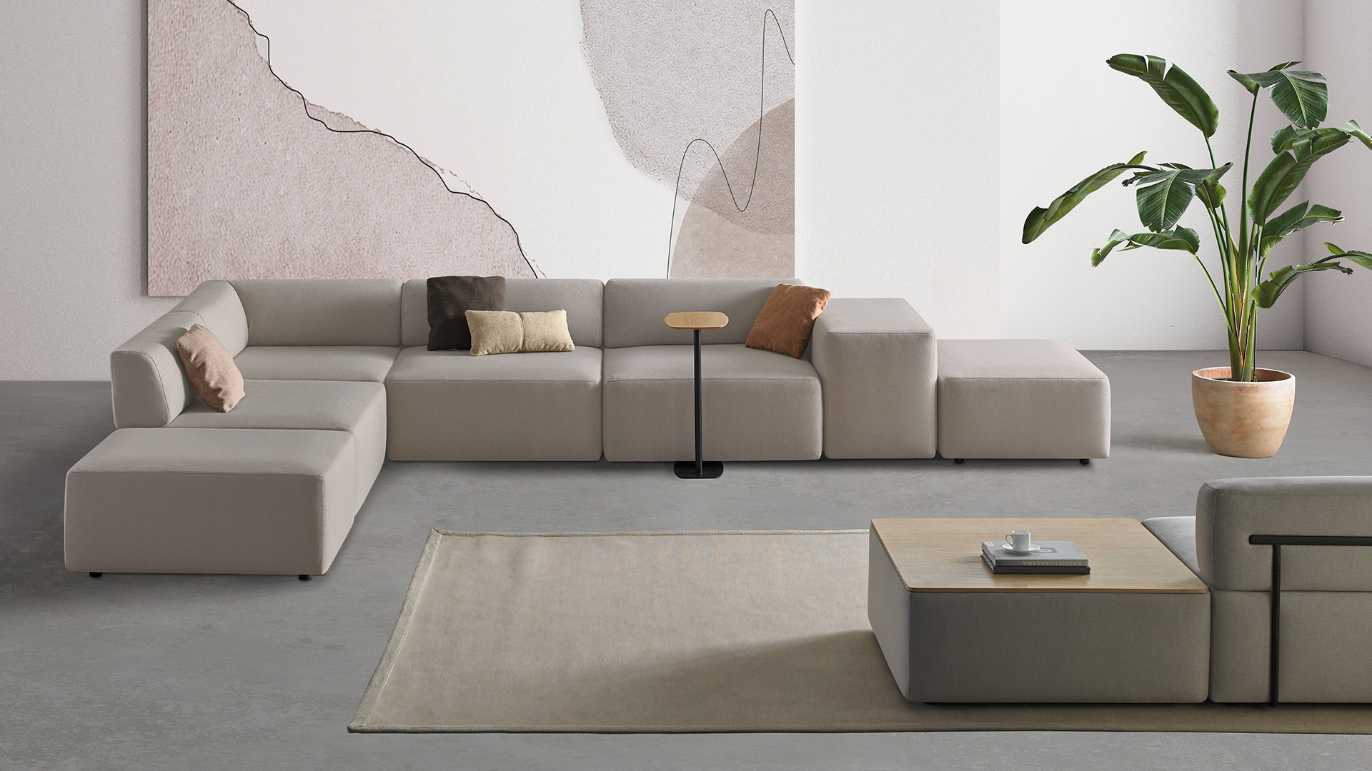 Canapé d'accueil design et acoustique pour espaces professionnels_2