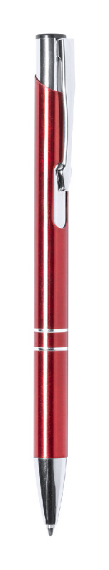 Stylo bille en aluminium recyclé - encre bleue - couleur rouge - 14g_2