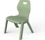 Chaise d'école Ina - polyvalente, économique et empilable - matériaux recyclés_2