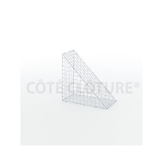 Gabion Como triangulaire 0.60m pour décoration de jardin