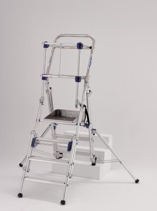 Profort X’tend - Plateforme de travail télescopique en aluminium Tubesca - Réglage des pieds tous les 20 cm_2