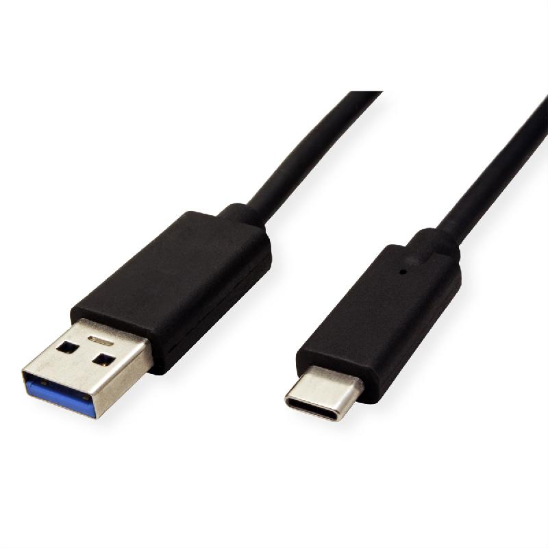 Roline green câble usb 3.2 gen 1, a-c, m/m, noir, 2 m_2