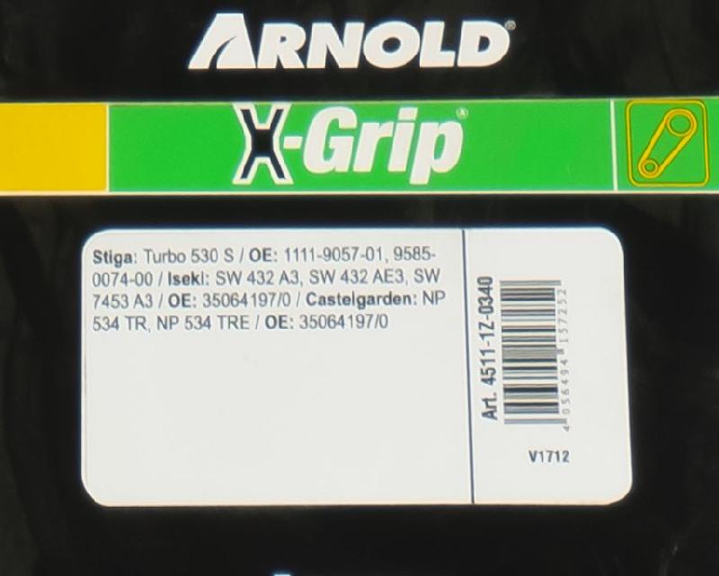 Courroie trapézoïdale X-Grip V - Type Z 34_2