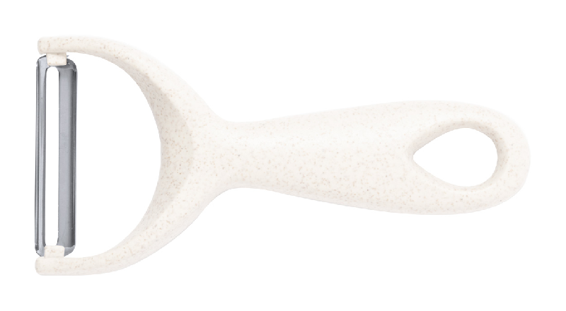 Éplucheur de légumes - plastique PP - lame en acier inoxydable - couleur naturelle - 23.75g_2