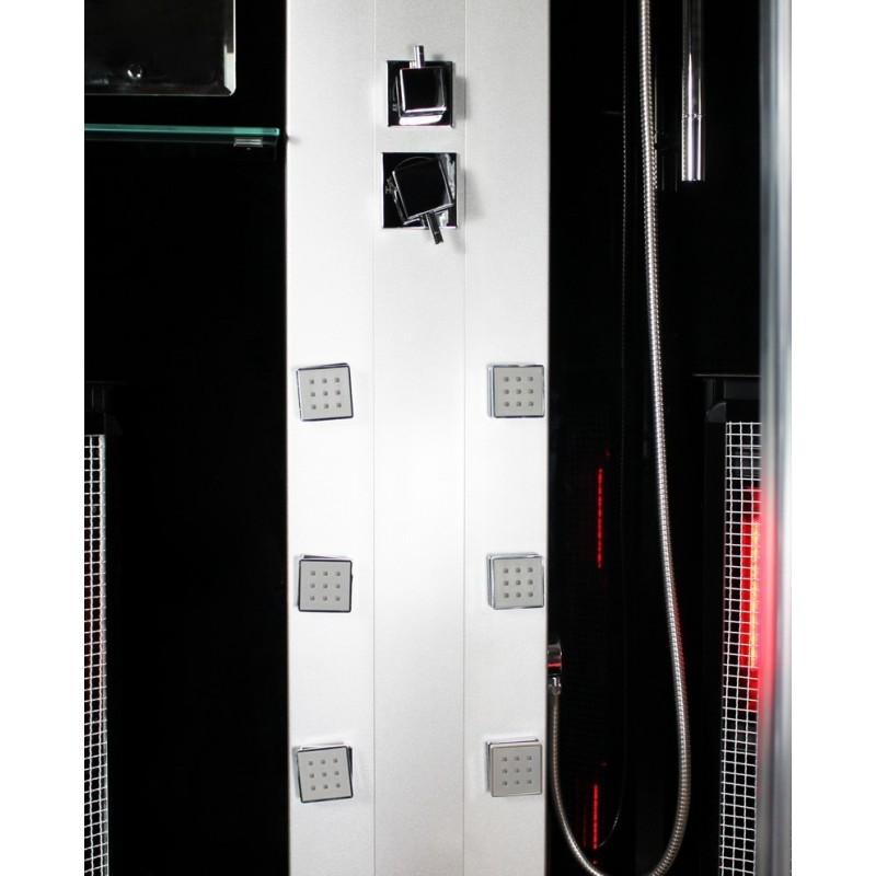 DOUCHE BOREAL® COMBI INFRASTEAM DUO 145 - HAMMAM + INFRAROUGE À SPECTRE TOTAL_2