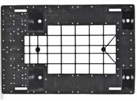 Palette plastique ajourée pour charges lourdes - Planetpal Mix 40x60 HR4F - Ref PA-LO-0092_2