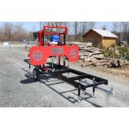 Rebel 9HP - Scierie mobile compact - Vallée Forestry Equipment - Châssis 20 pi - Moteur Honda 9HP_2