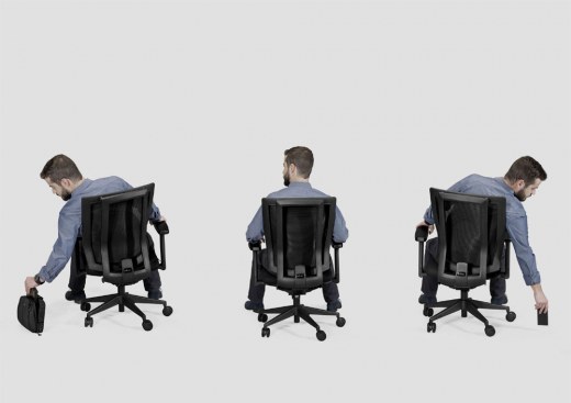 Fauteuil XT41 avec Dossier Flexible et Appui Lombaire - Référence 6417 FR110_2