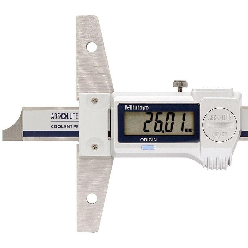 Jauge de profondeur digitale Mitutoyo® - Étanche IP67 - 200 mm avec grand afficheur LCD_2