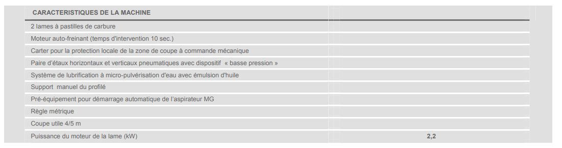 Norma - Tronçonneuse à double tête Emmegi - 2 lames à pastilles de carbure - Déplacement manuel et haute précision_2