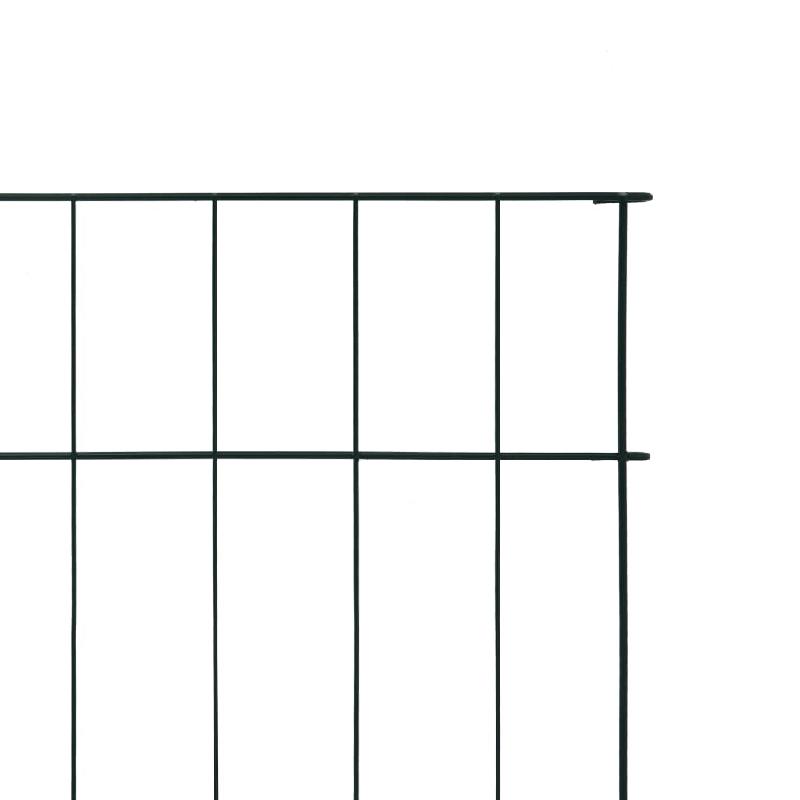 Vidaxl ensemble de clôture de jardin 99,6x79,8 cm vert 146107_2