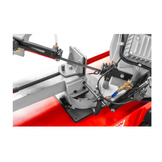 Scie à ruban métal HOLZMBS712TURN_230V - bras pivotant, socle avec roues, étau pivotant, capacité Ø90° jusqu'à 205 mm_2
