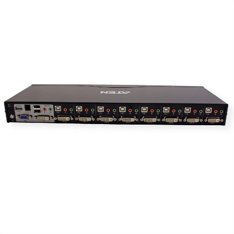 Aten cs1768 switch kvm dvi, usb, audio, 8 ports_2
