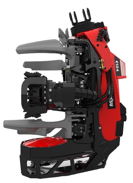C124 - tête d'abattage - komatsu - largeur max.1 750 mm_2