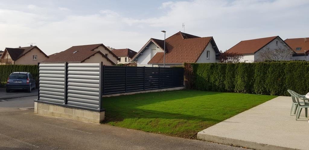 Clôture en aluminium - my cloture - lame persienne aile d’avion écartement de 0 ou 5mm_2