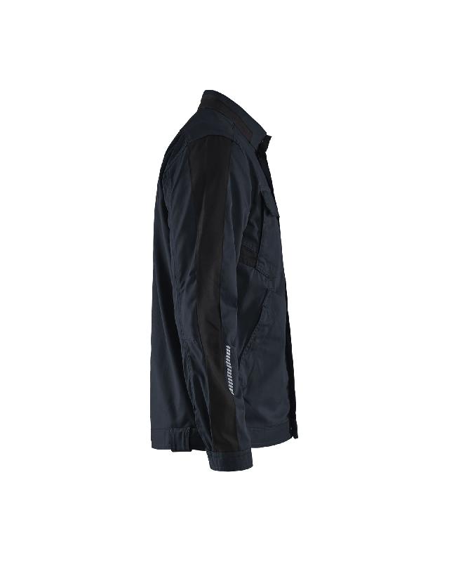 Veste de travail stretch 2D anti-rayures - Blåkläder BKL4444 - Lavage industriel - Bordure réfléchissante_2