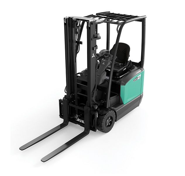 Chariot élévateur électrique compact Mitsubishi 1600 kg - EDIA EM FB16ACNT - Logistique, distribution et entrepôts de grande taille_2