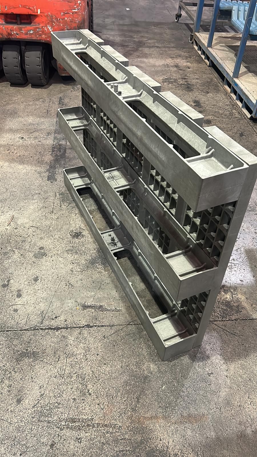 Palette en plastique recyclée brevetée - à monter - Dimensions 1200x800x155 mm - 20 kg_2