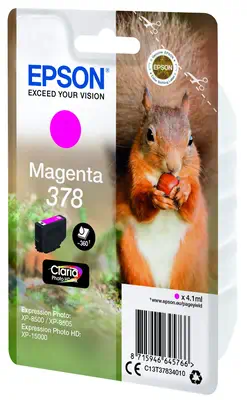Singlepack Magenta 378 Claria Photo HD Ink_2
