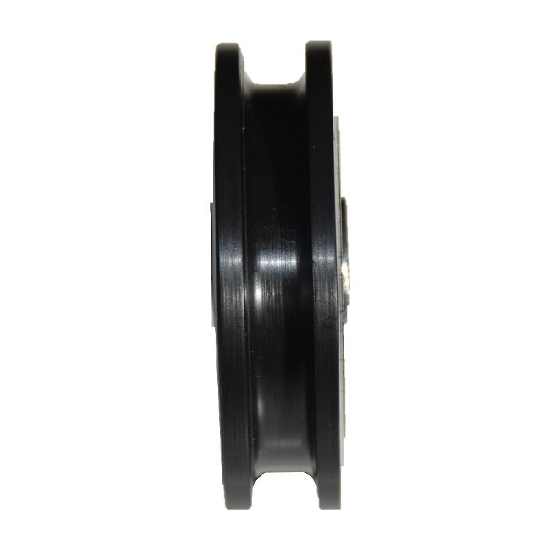 Galet à gorge intérieure plate pour déplacement latéral